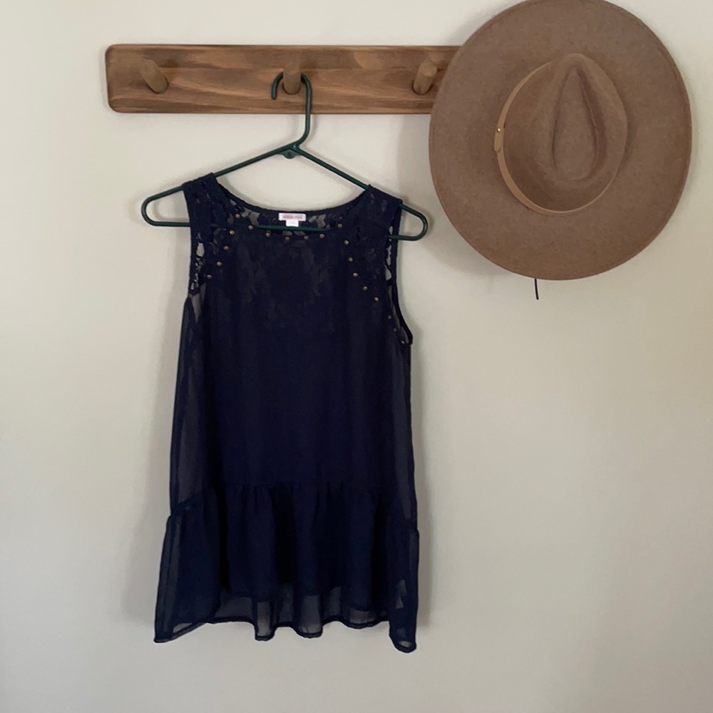 Flowy sheer tank